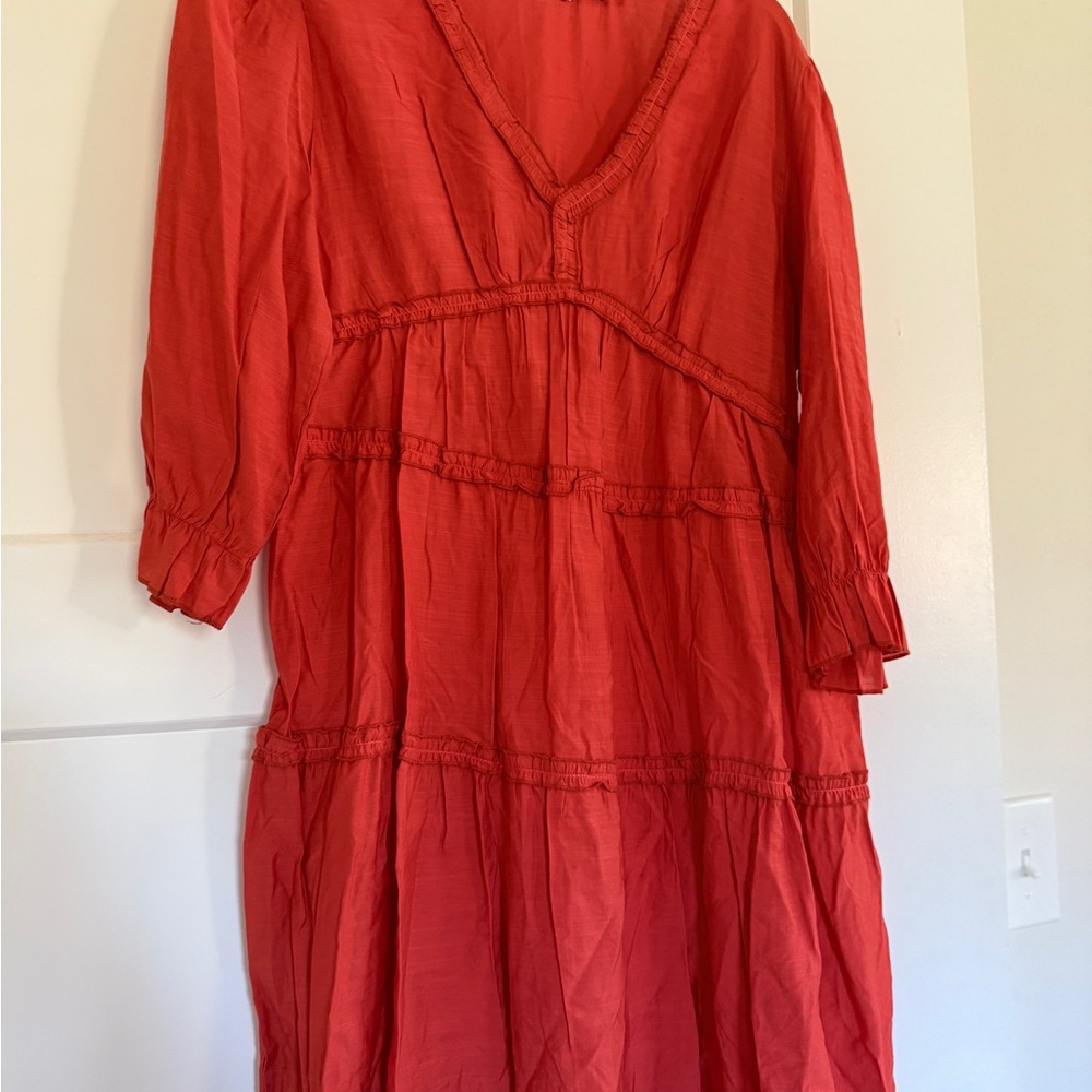 Elegant Red Women's Dress